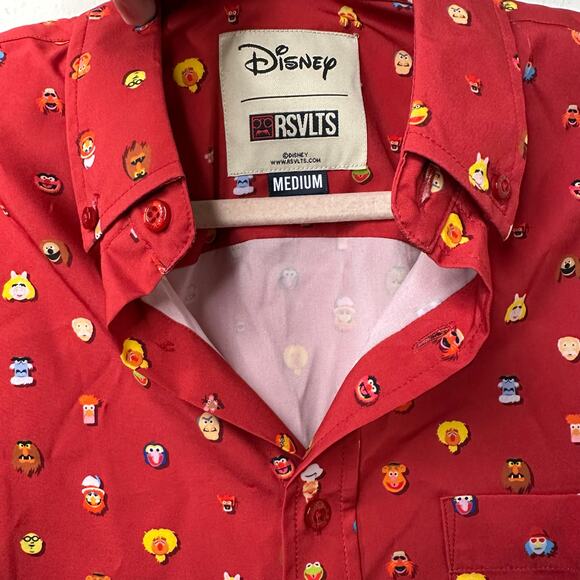 Md RSVLTS x The Muppets “Lil Muppets” Kunuflex Short-Sleeve Shirt Kermit Disney - Picture 2 of 6